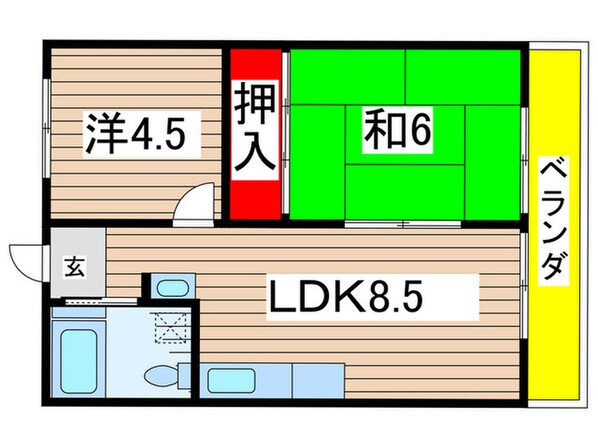 ハイツ 雁替の物件間取画像